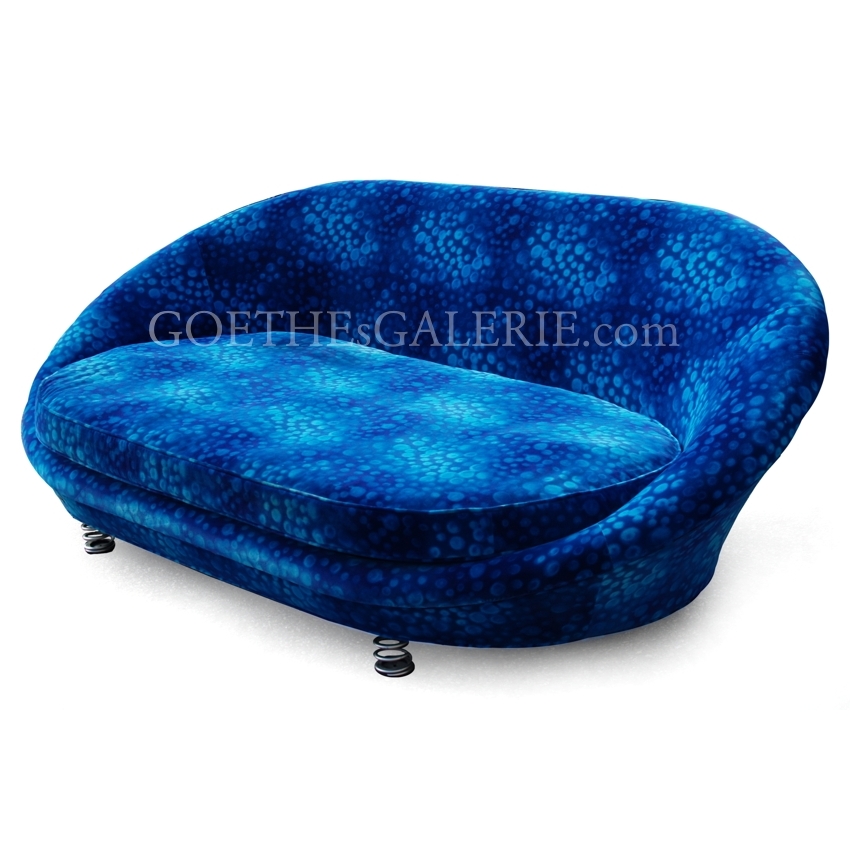 BRETZ Sofa Pool Original Bretz-Stoff Spacebubbles Bretz Sofa Pool Spacebubbles blau