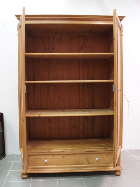 Naturholz Schrank Shabby Chic antik