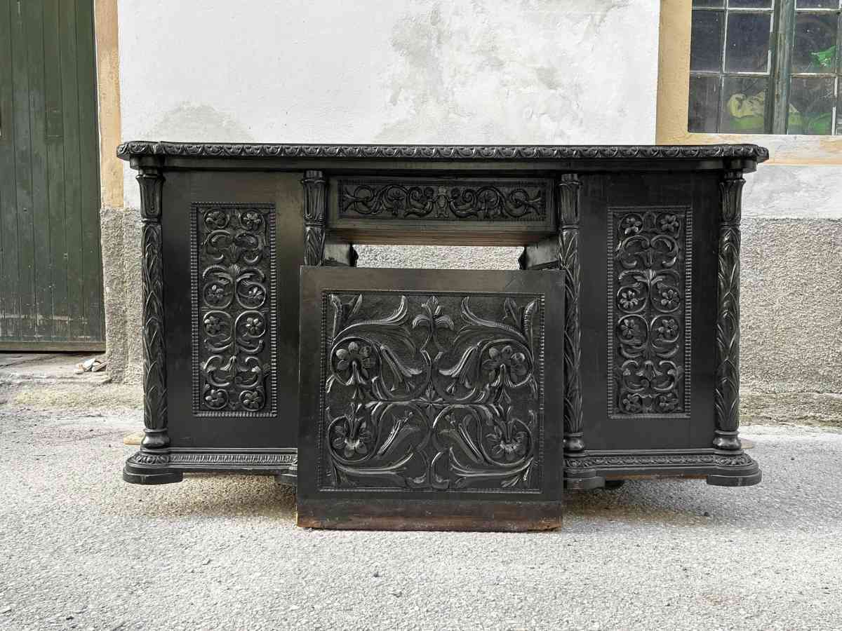 Antiquität Renaissance Schreibtisch antik Barock Möbel