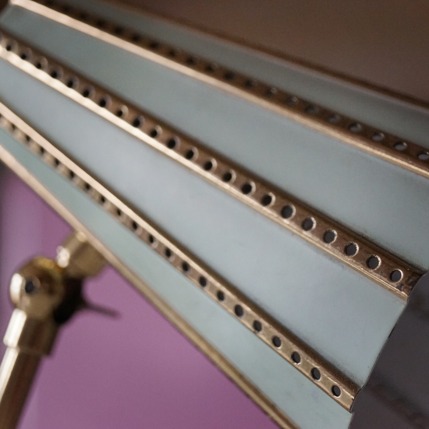 Tischlampe Vintage Pastell Midcentury Tütenlampe 50er 60er-Jahre antik