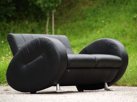Bretz Leder Sofa Popeye