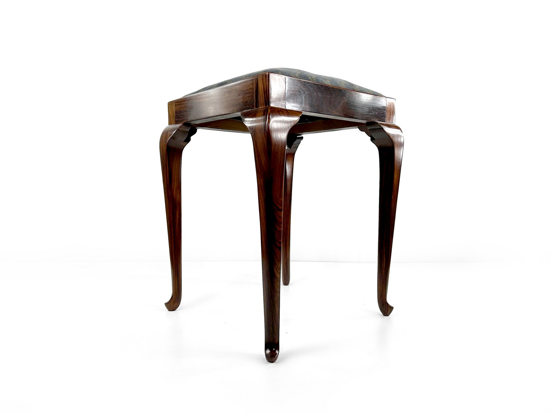 Hocker Jugendstil Palisander antik um 1910 elegantes Design