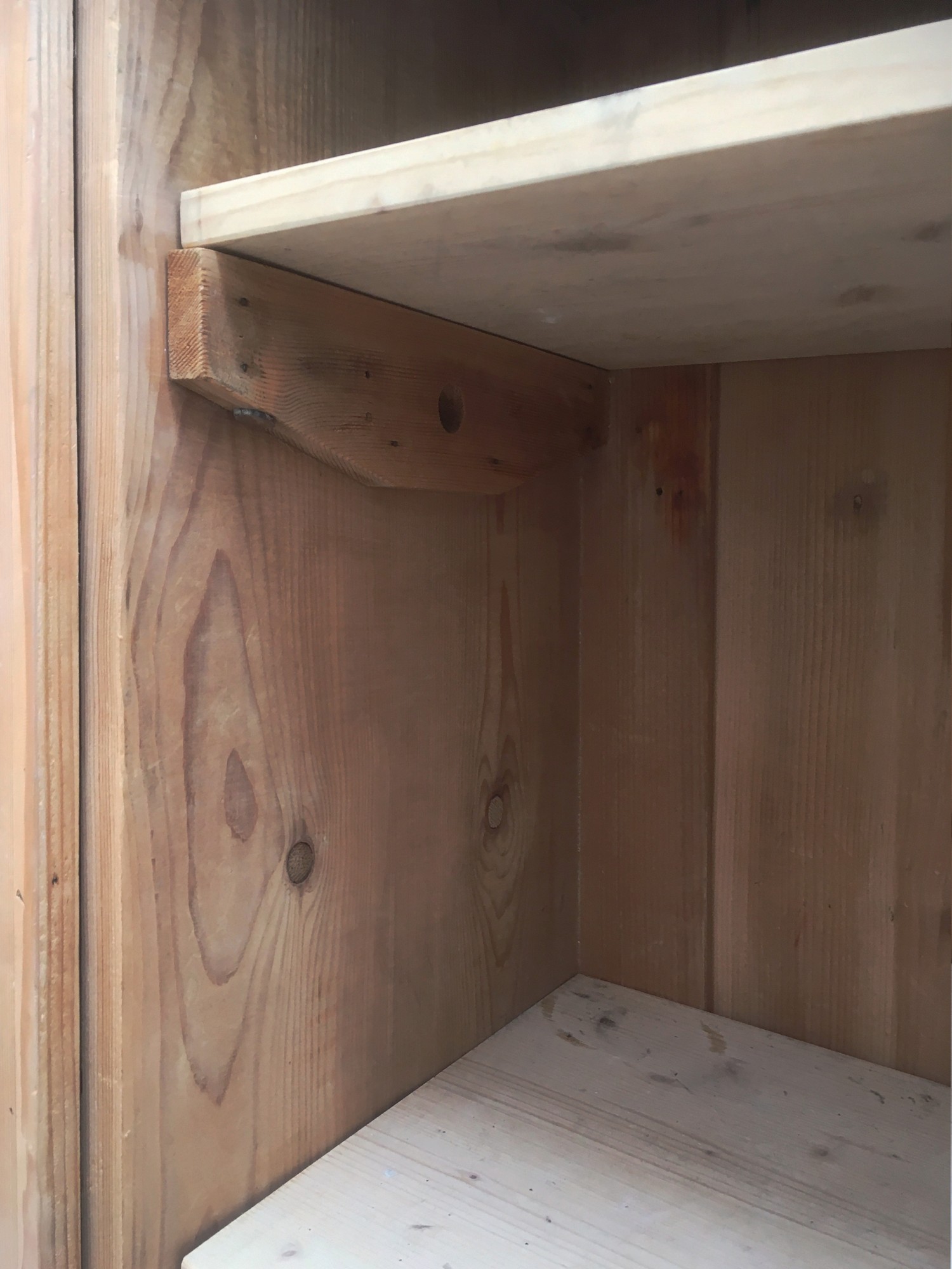 Küchenschrank Kredenz antik Vorratsschrank 3-teilig Weichholz Schrank