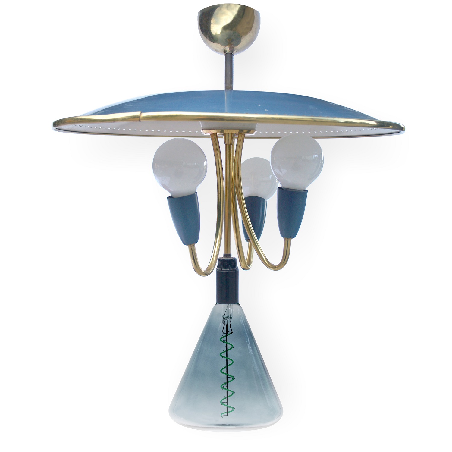 Retro Lampe MidCentury 50er 60er Jahre Emaille Tütenlampe Design Original Näve Edison Retro Lampe MidCentury 50er 60er Jahre Emaille Tütenlampe Design Original Rockabilly Näve Edison