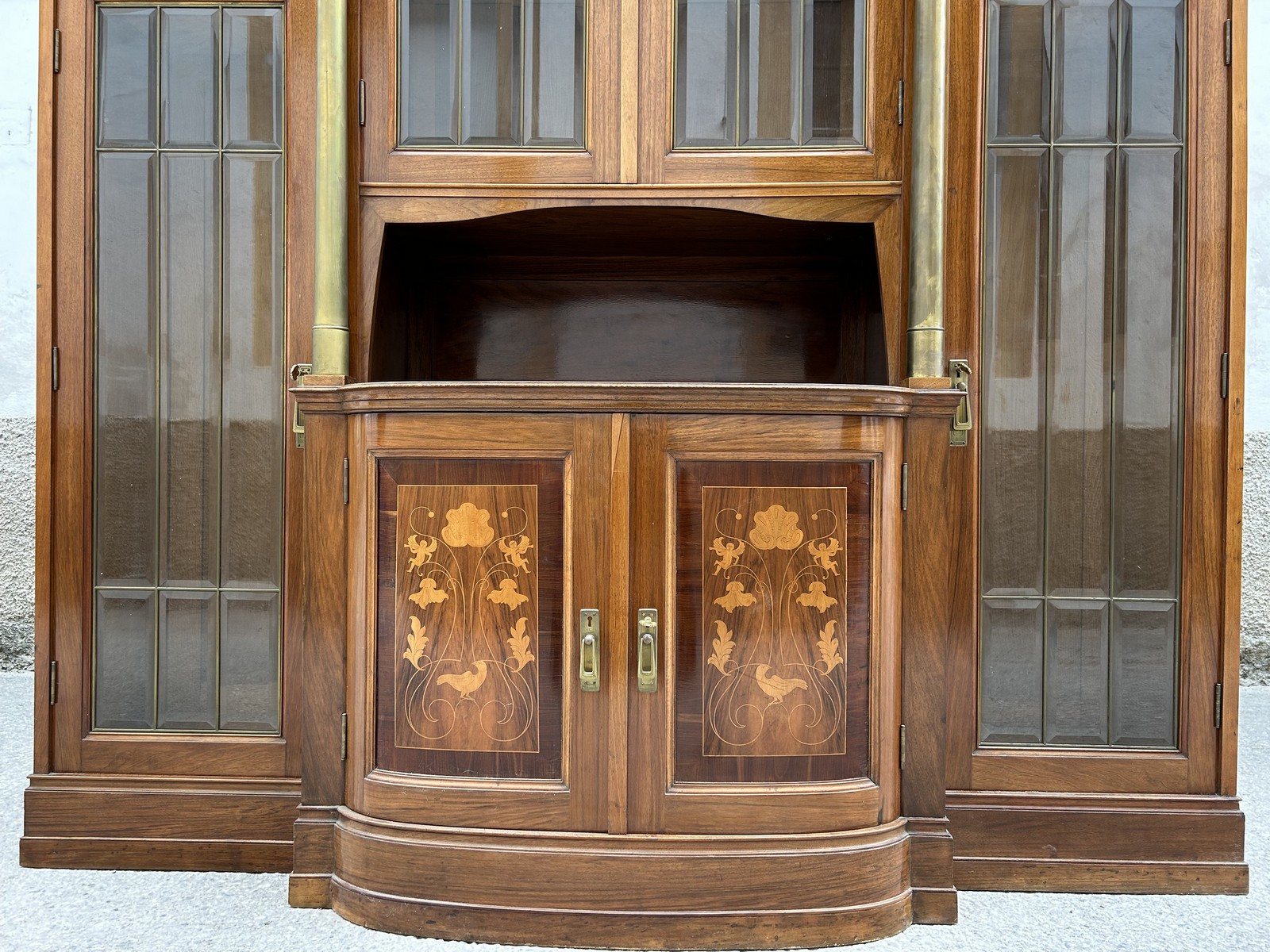 Vitrine Kredenz antik Buffetschrank Original Jugendstil Anrichte