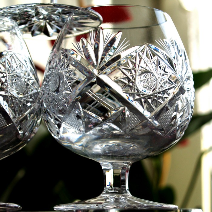 Bleikristall Cognacglas handgeschliffen