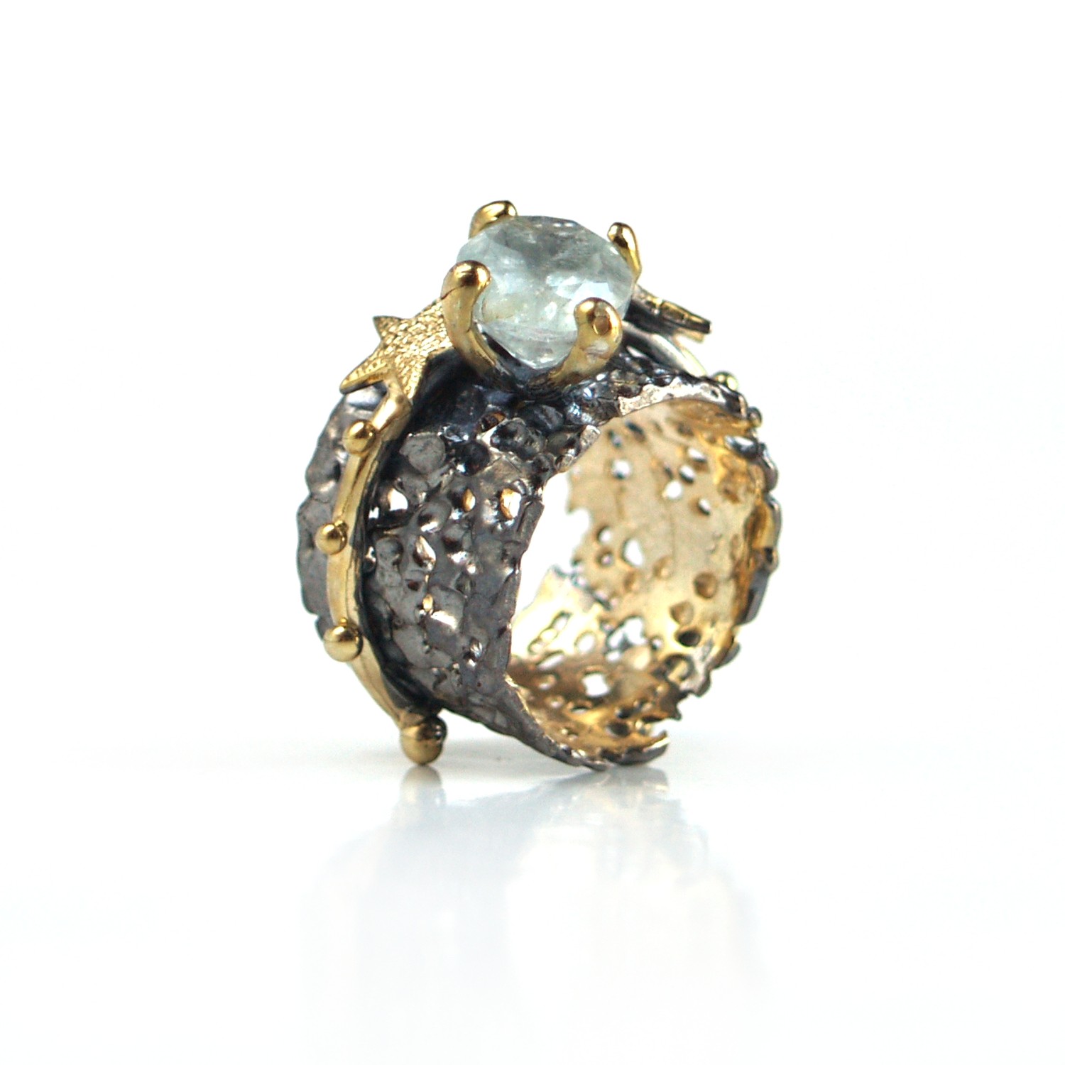 Ring Aquamarin Stern