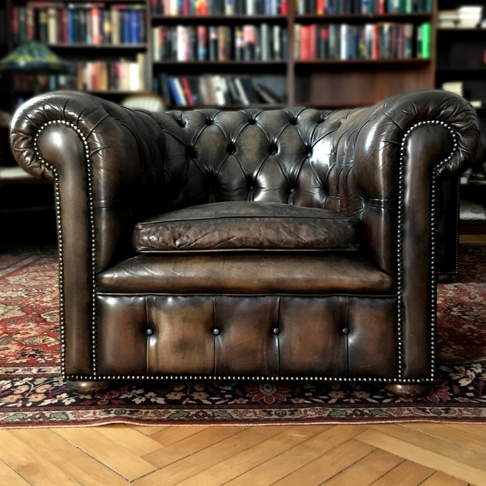 Chesterfield Clubsessel Leder