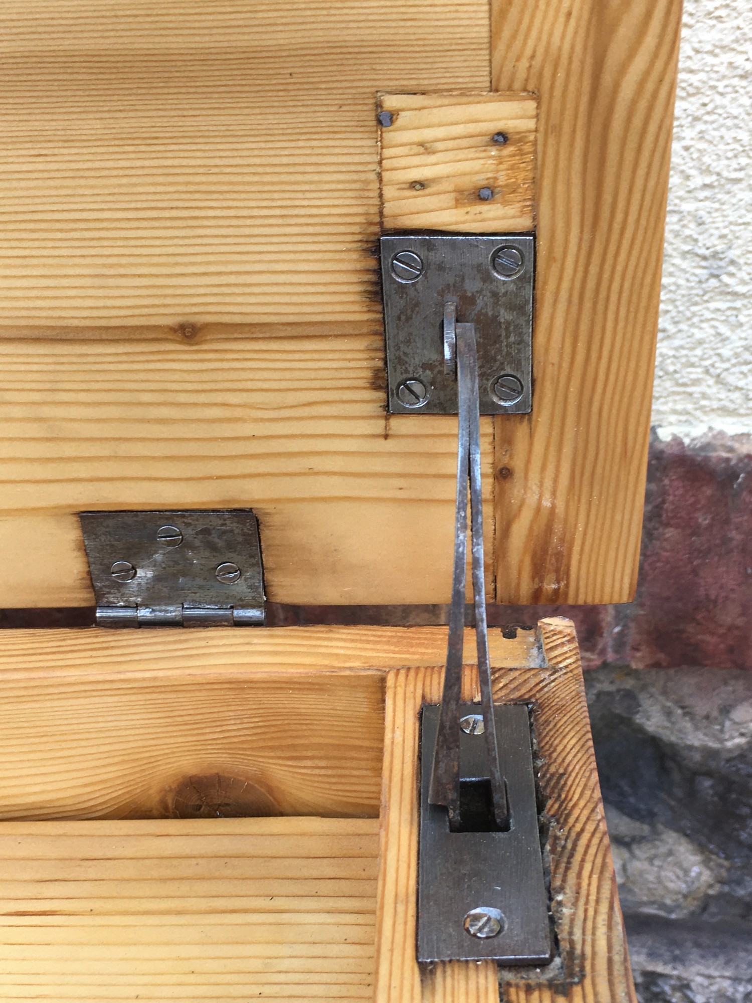 Waschtisch Kommode mit Klappdeckel Weichholz antik restauriert Landhaus