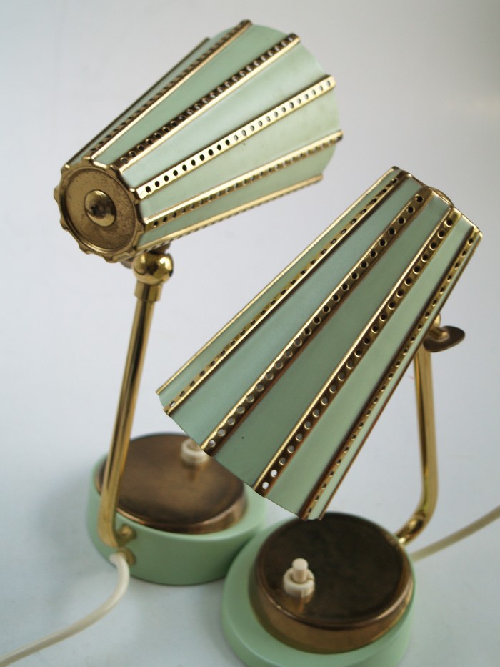 Midcentury Lampe Pastell