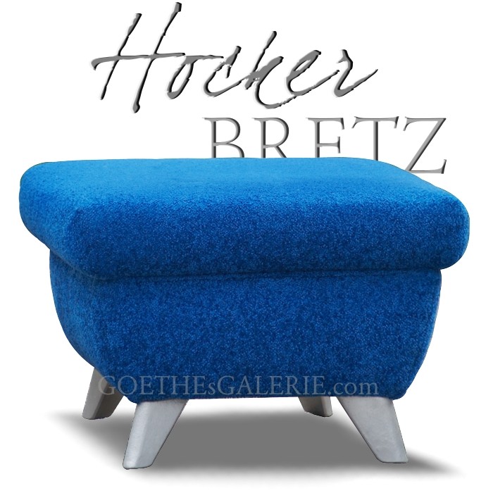 Bretz Hocker blau