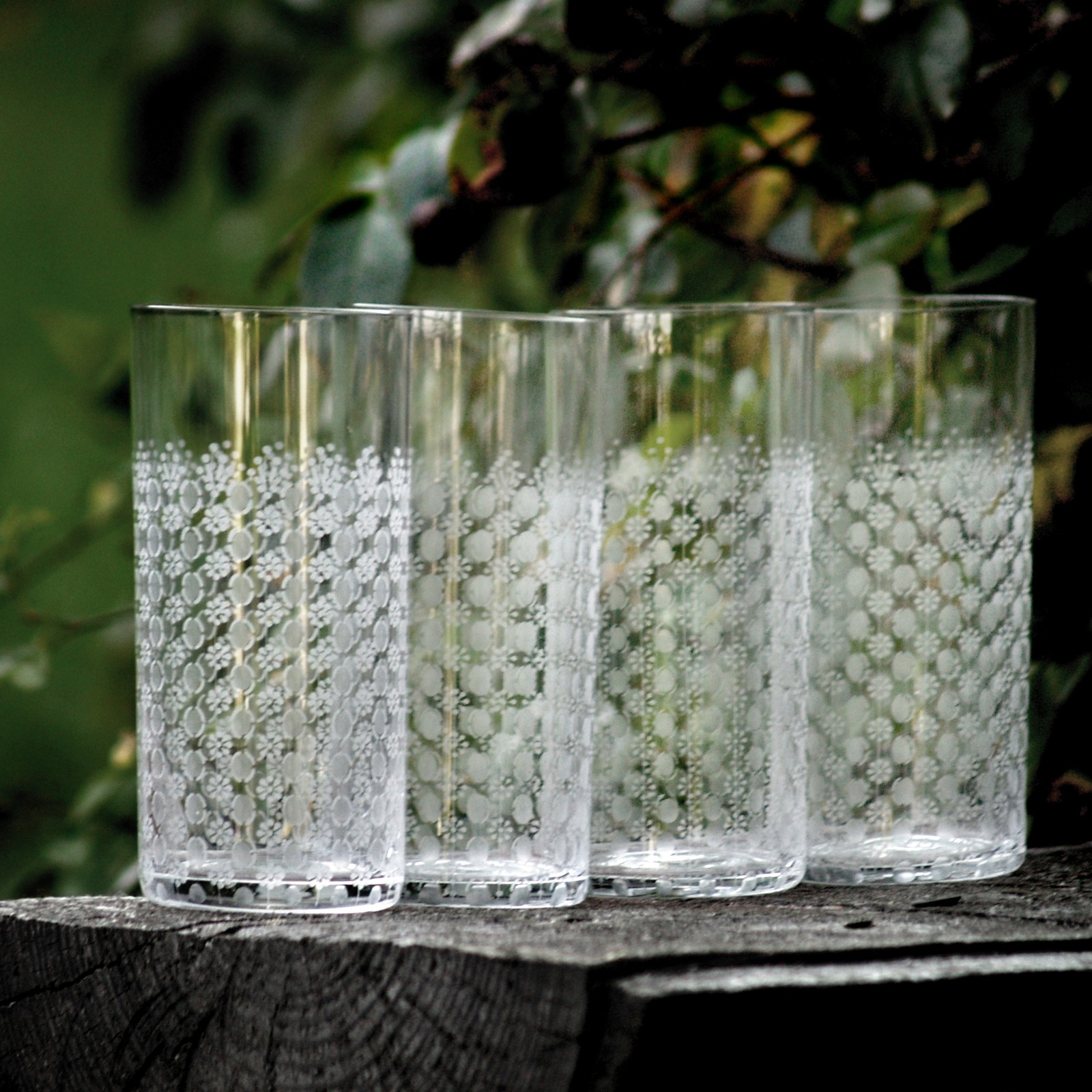 Rosenthal Gläser Bleikristall traumhaftes Wasser Glas Set "Romanze" Rosenthal Gläser Romanze Vintage Kristall