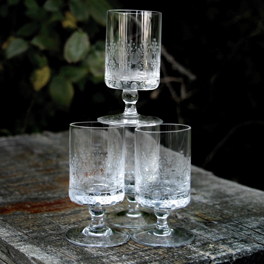 Rosenthal Gläser Romanze Vintage Kristall Schnaps Vodka