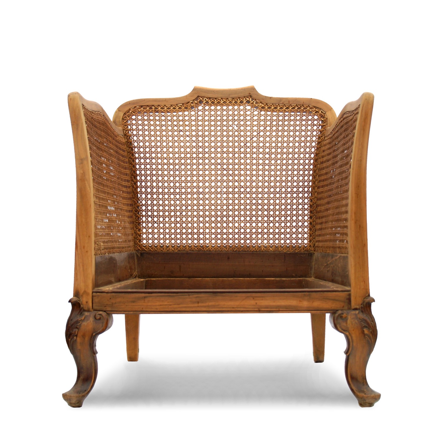 Antiker Sessel Geflecht