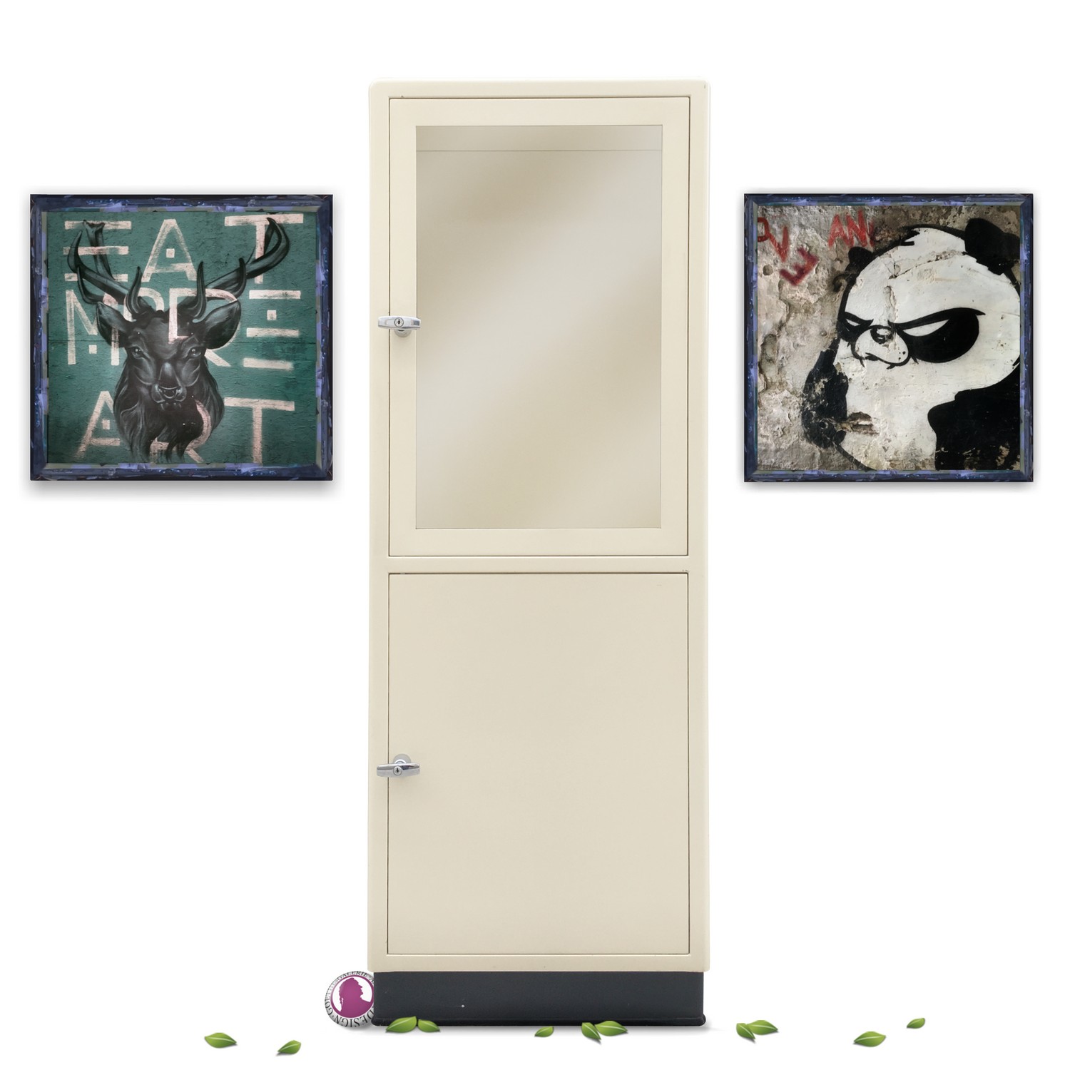 Arztschrank Vintage Metallschrank creme Vorratschrank Apothekerschrank Industrialdesign Möbel  Arztschrank Vorratschrank Metall Vintage creme Apotherkerschrank Industrialdesign Möbel