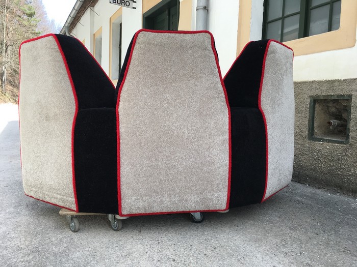 Bretz Sofa Ecksofa Riesensofa creme