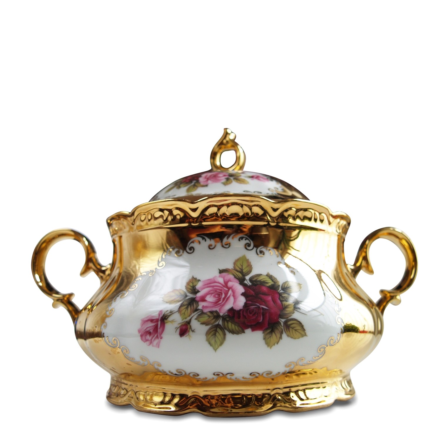 Suppentopf 24k Porzellan Shabby Chic Keksdose Bavaria Terri 19.-20. Jhdt Suppentopf 24k Porzellan Shabby Chic Keksdose Bavaria Terrine