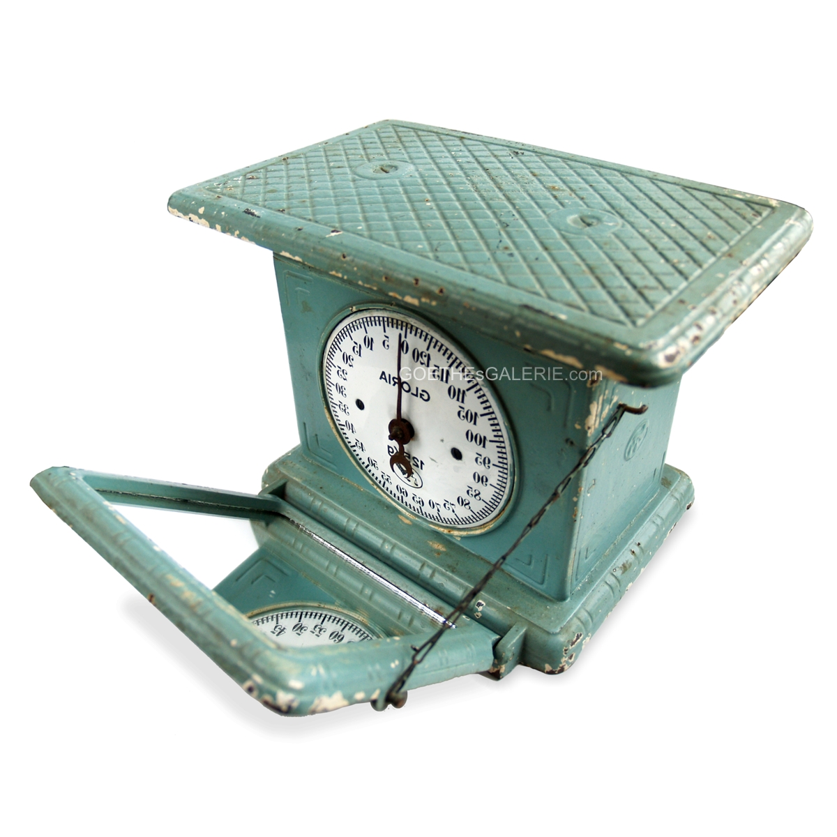 Vintage Gusseisen Waage antike Personenwaage funktionstüchtig Personenwaage antik