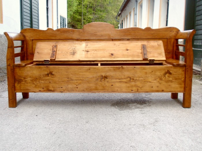 Truhenbank Weichholz