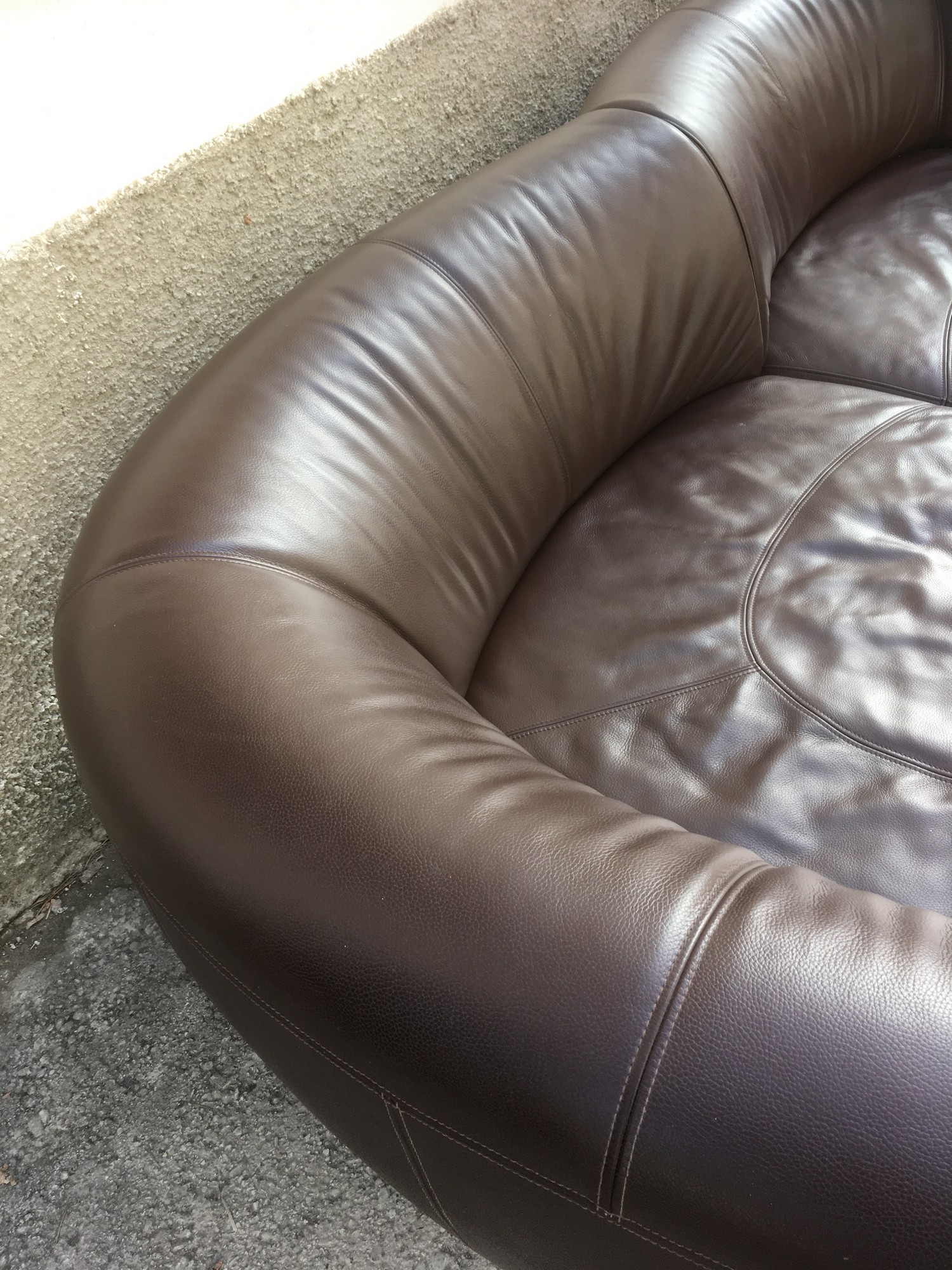 Bretz Sofa Chill Loveseat Riesensofa Leder braun Designklassiker