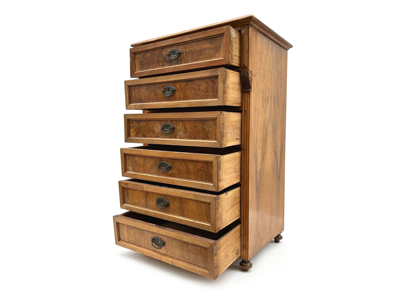 Schubladenschrank antike Kommode 6 Laden Historismus Ladenkommode