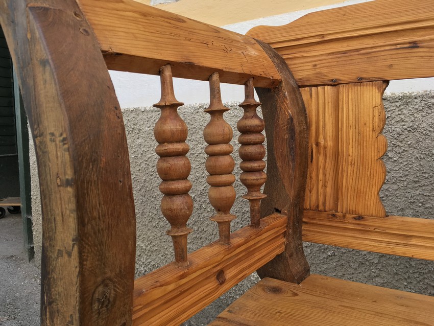 Vintage Kuechensitzbank