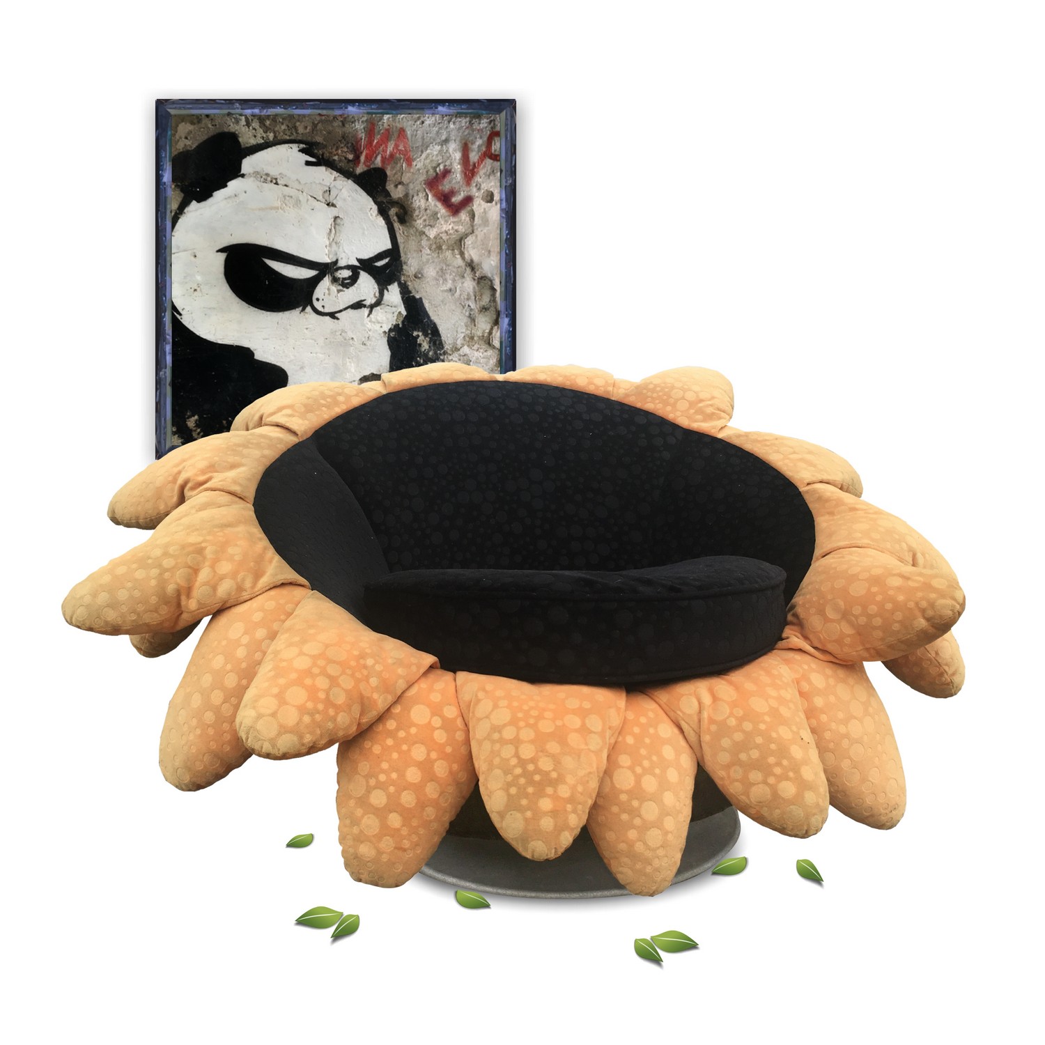 Bretz Sunny Wippstuhl Drehsessel Sessel Stuhl Sonnenblume schwarz gelb Bretz Sunny Wippstuhl Drehsessel Sessel Stuhl Sonnenblume schwarz gelb