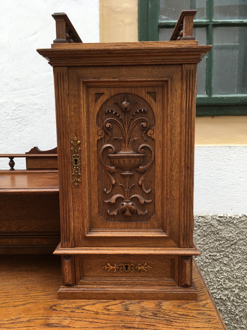 Schreibtisch Aufsatz antik