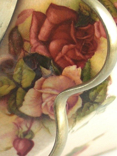 Rosendekor Keramikdose