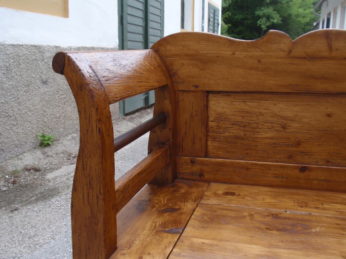 Sitzbank Truhe Weichholz