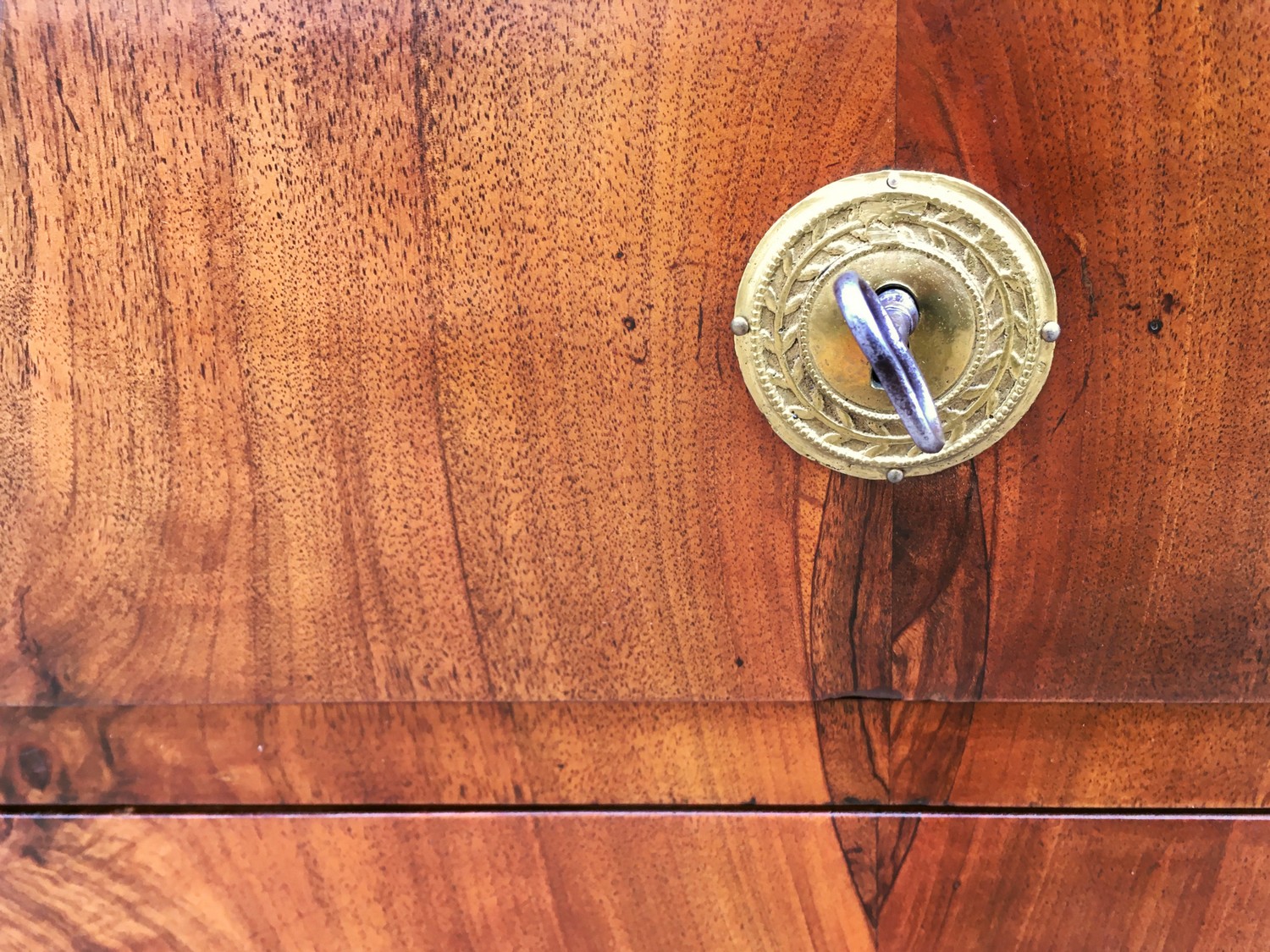 Kommode Ladenkommode Biedermeier Nussholzfurnier antik original