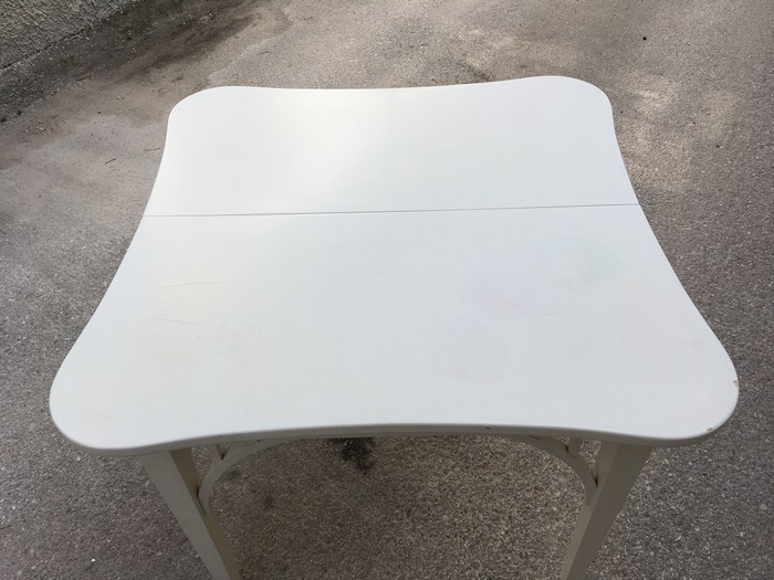 Shabby Chic Tisch weiß creme