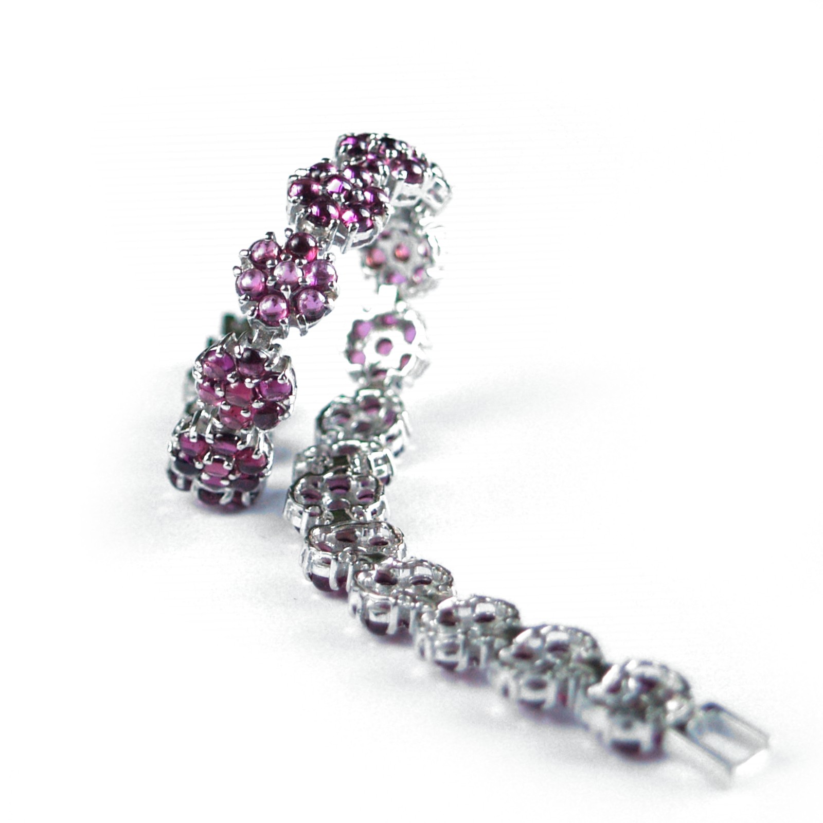 Rhodolith Armband 925 Silber Sexualität Gesundheit