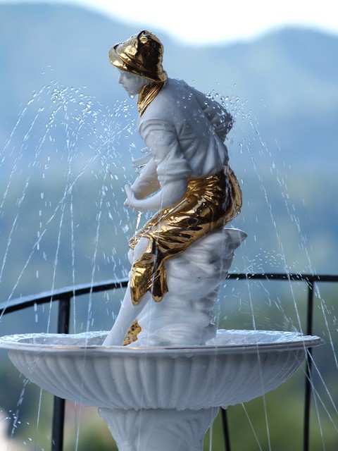 Springbrunnen Porzellan Hotel Einrichtung