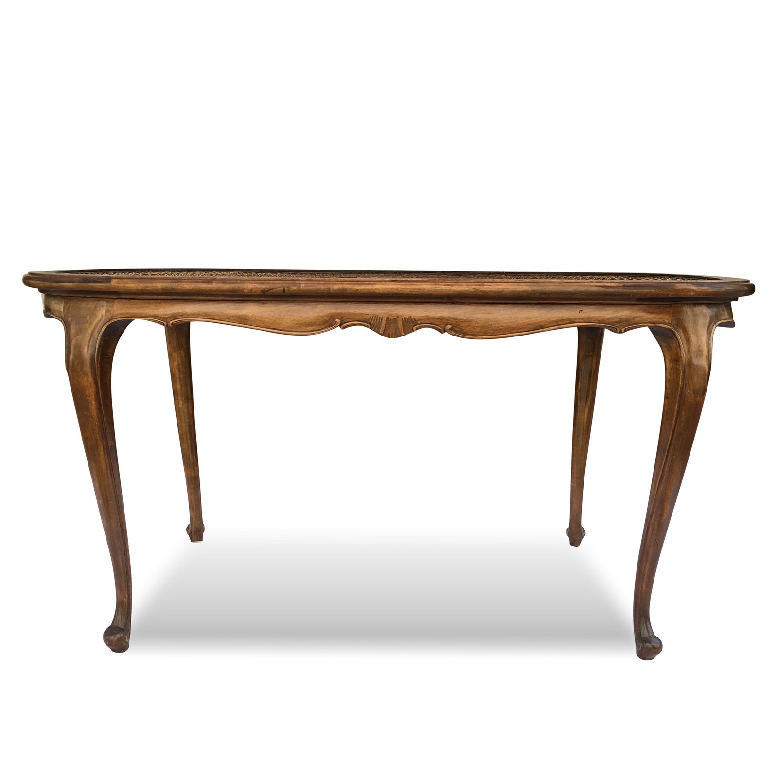Chippendale Tisch antik Wiener Geflecht Barockstil Barockstil Tisch