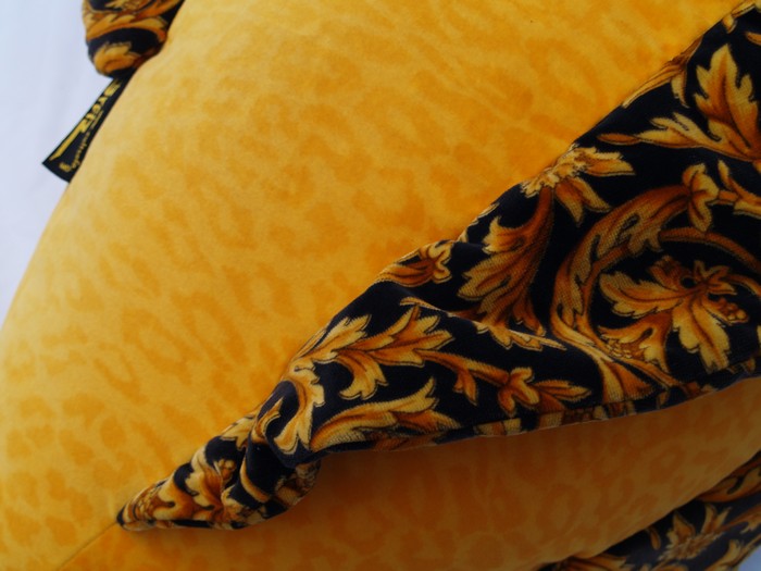 Bretz Kissen Fisch Goldranken