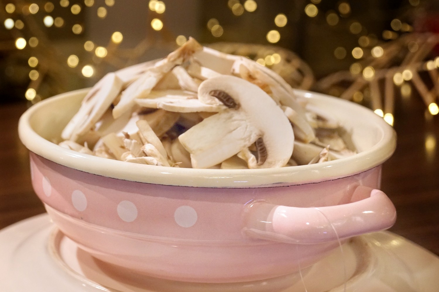 Schüssel Schale Email Polka Dots pink rosa Isabelle Rose handgemacht