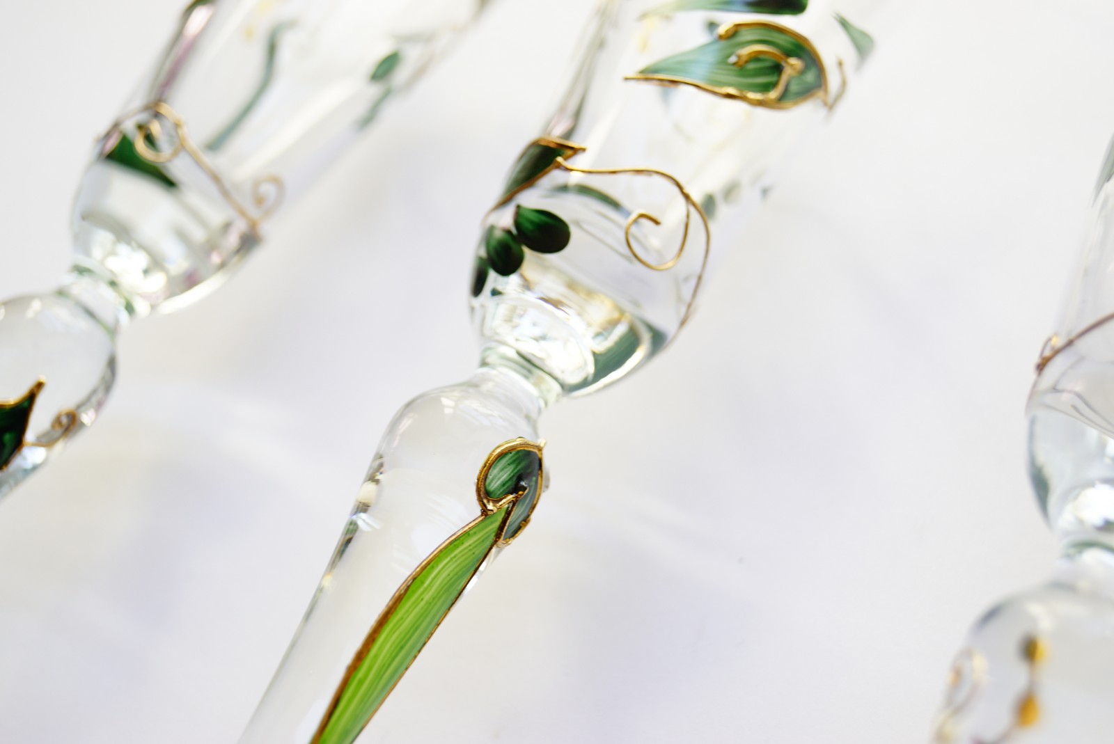 Nagel Sektgläser Ginko Traumwelten Vintage Bleikristall Sektflöten