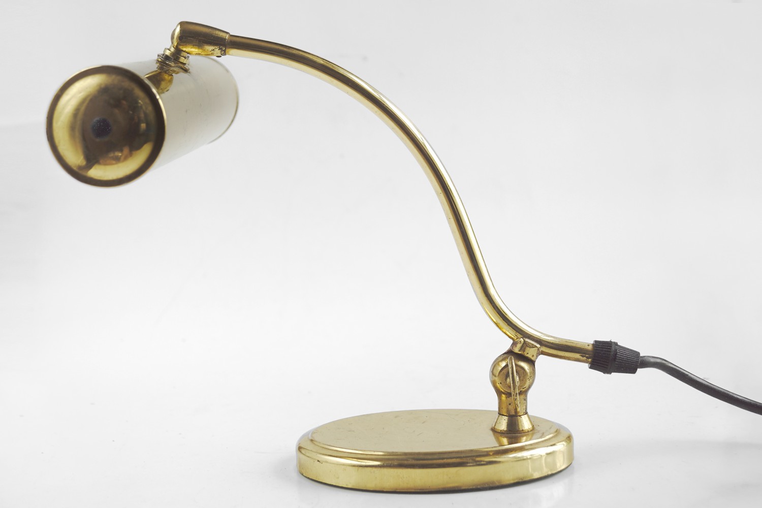 Tischlampe Schreibtischlampe Kontorlampe Tischleuchte Messing Vintage