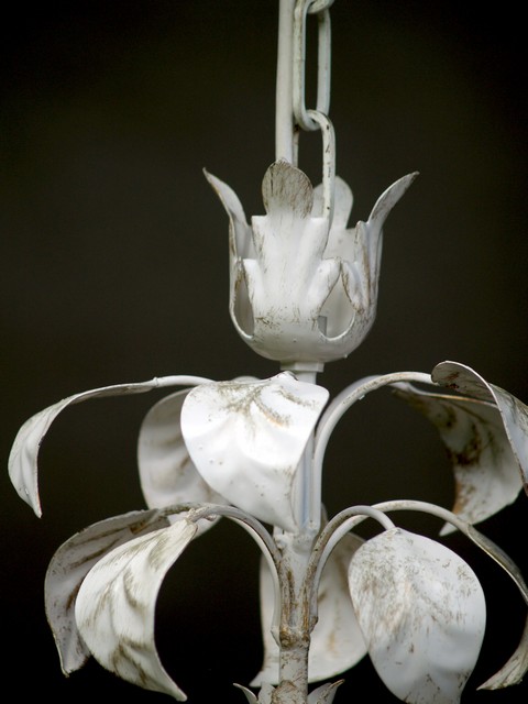 Shabby Chic Luster Metall Blätter creme