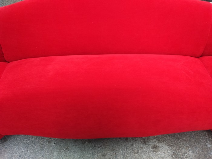 Designersofa rot
