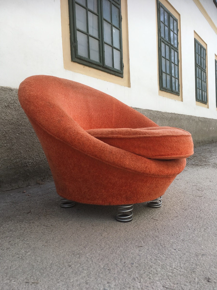 Bretz Sofastuhl gebraucht Ufo Pool orange Top Zustand