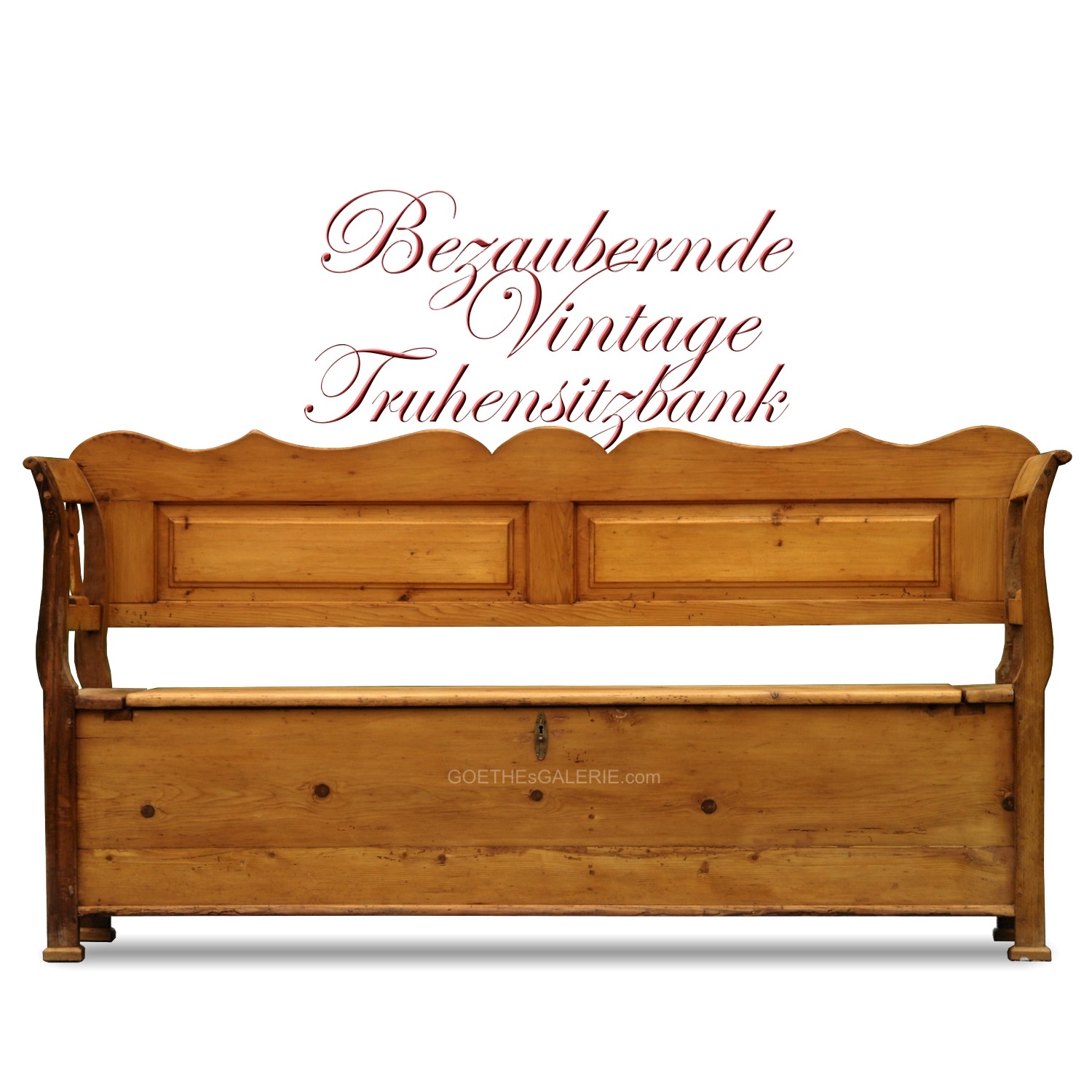 Truhenbank Weichholz