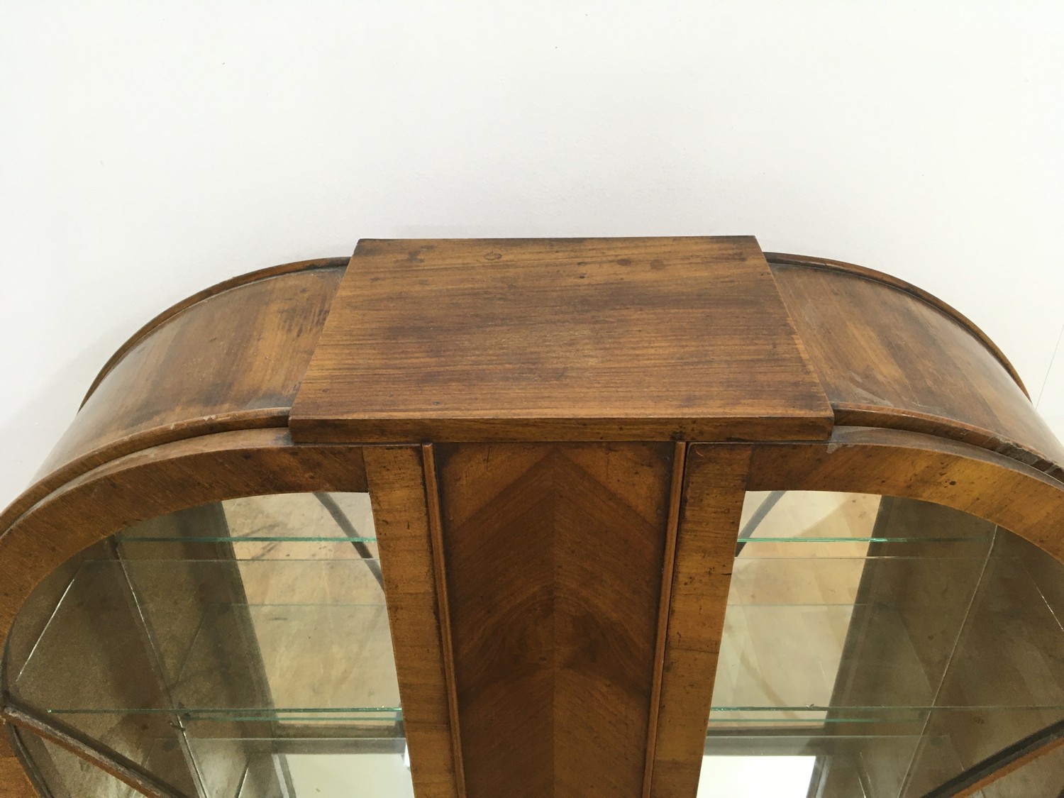 Schrank Art Deco antik Möbel Spiegel Vollholz Artdeco Möbel