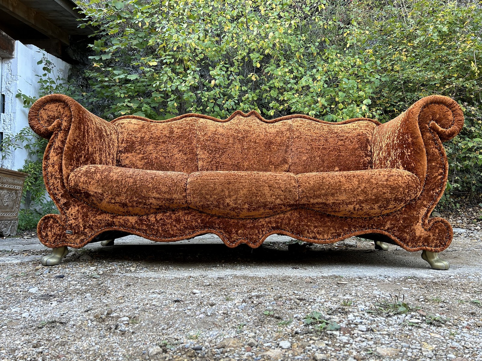 Barockes Sofa Bretz Bronze Glamoursamt Designklassiker Filmrequisite Möbel