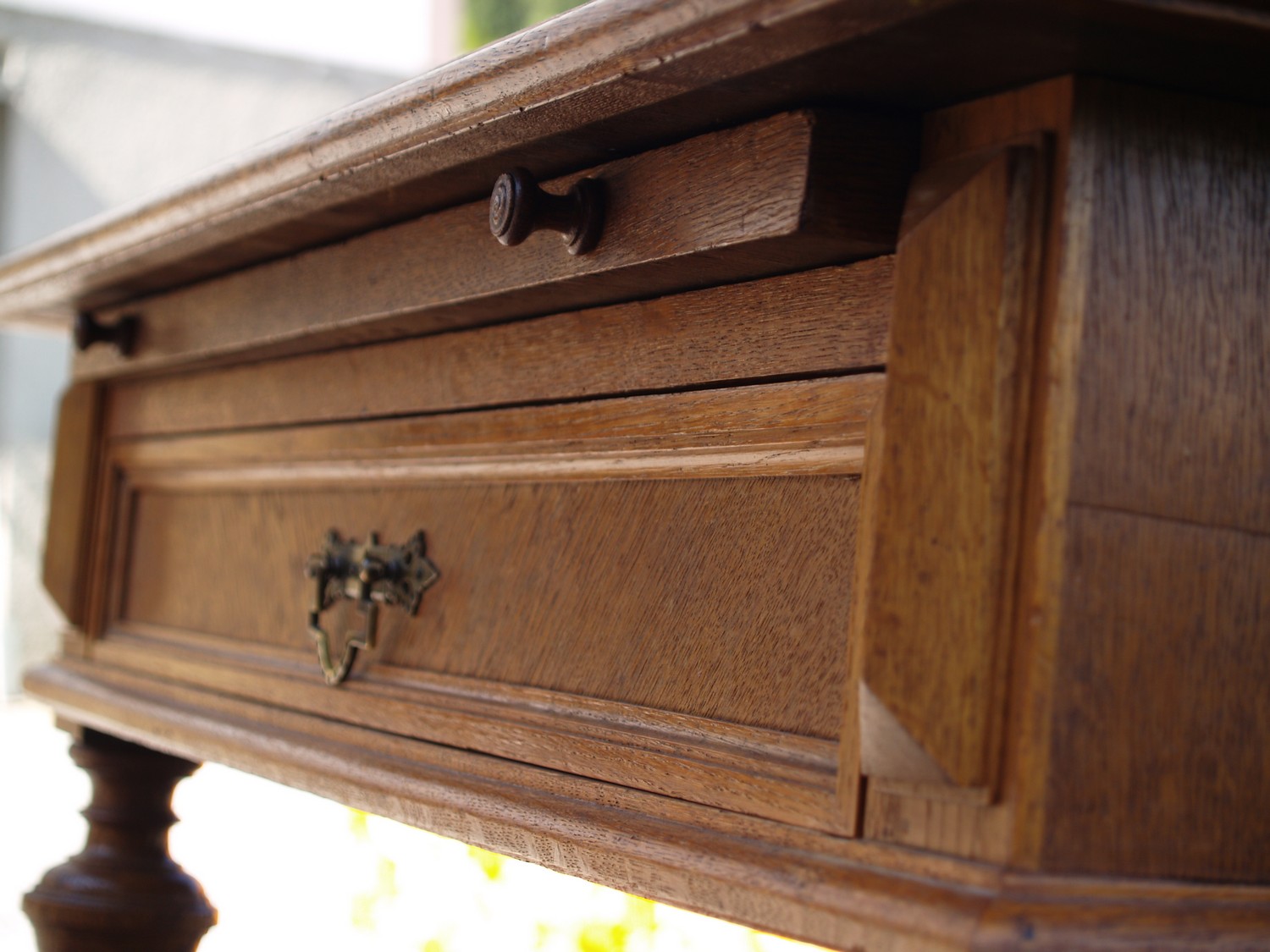 Buffet Schrank Anrichte Möbel antik Regal Holz Vollsäulen Kommode Konsole