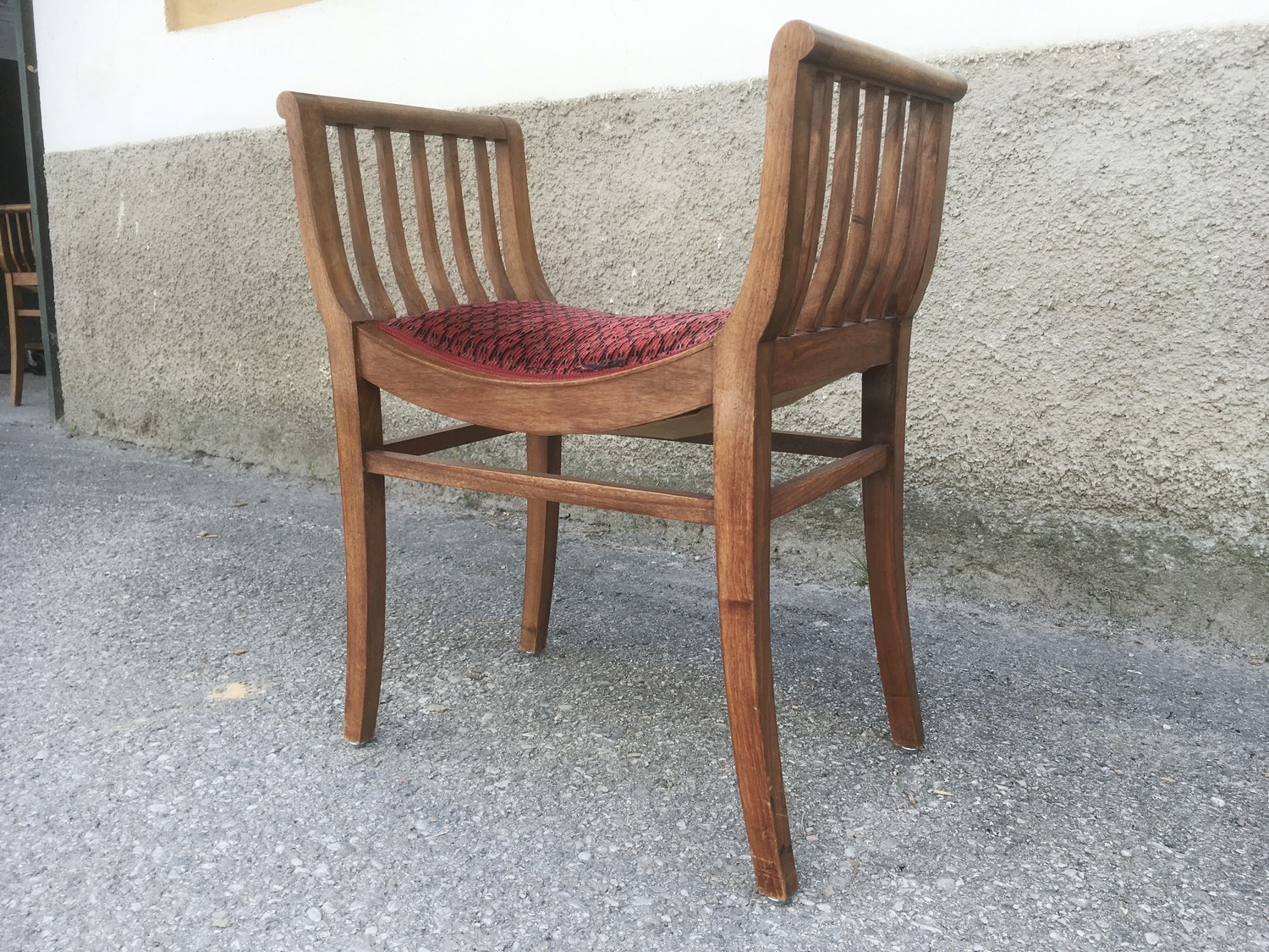 Gondel Stuhl Jugendstil Sprossen antik