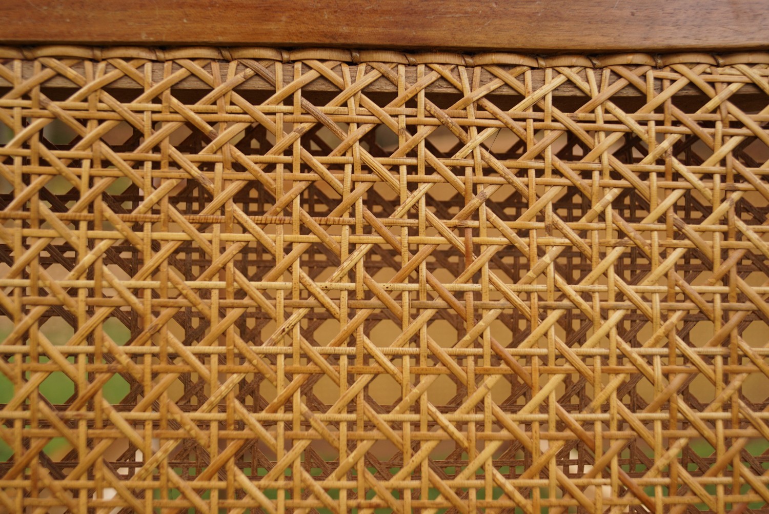 Doppelbett Chippendale antik Barockstil Vollholz Nuss Buche Möbel Wiener Geflecht Antiquität