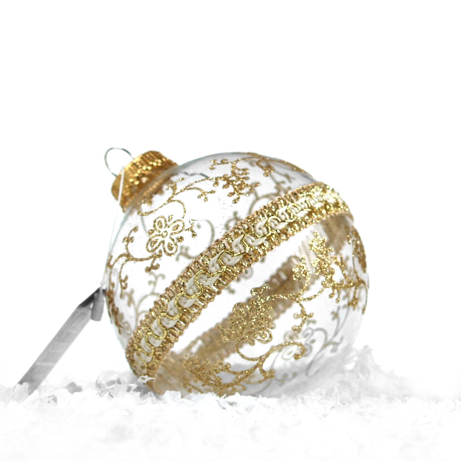 Christbaumschmuck Gold Borte Christbaumkugel Ranken Christbaumschmuck Gold Borte Christbaumkugel Ranken
