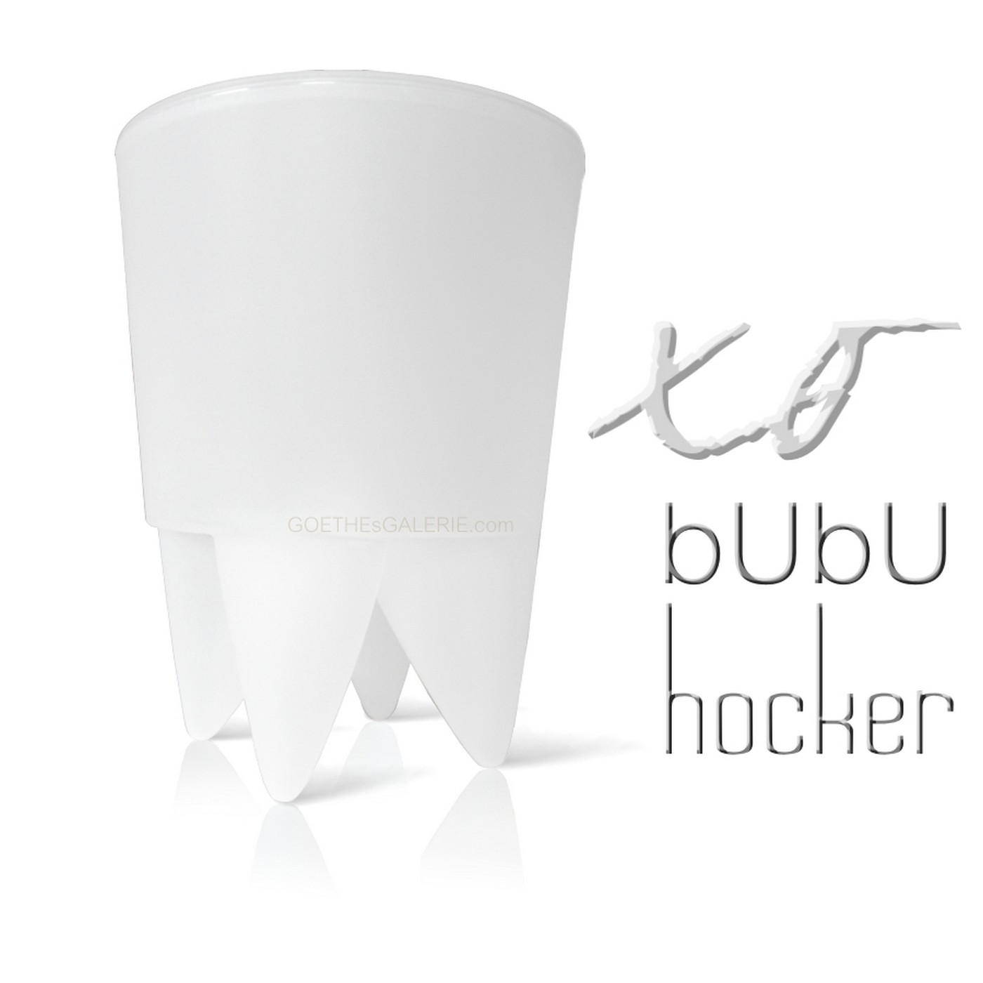 BUBU Hocker Tonne Philippe Starck Sitztonne XO weiß Hocker Bubu
